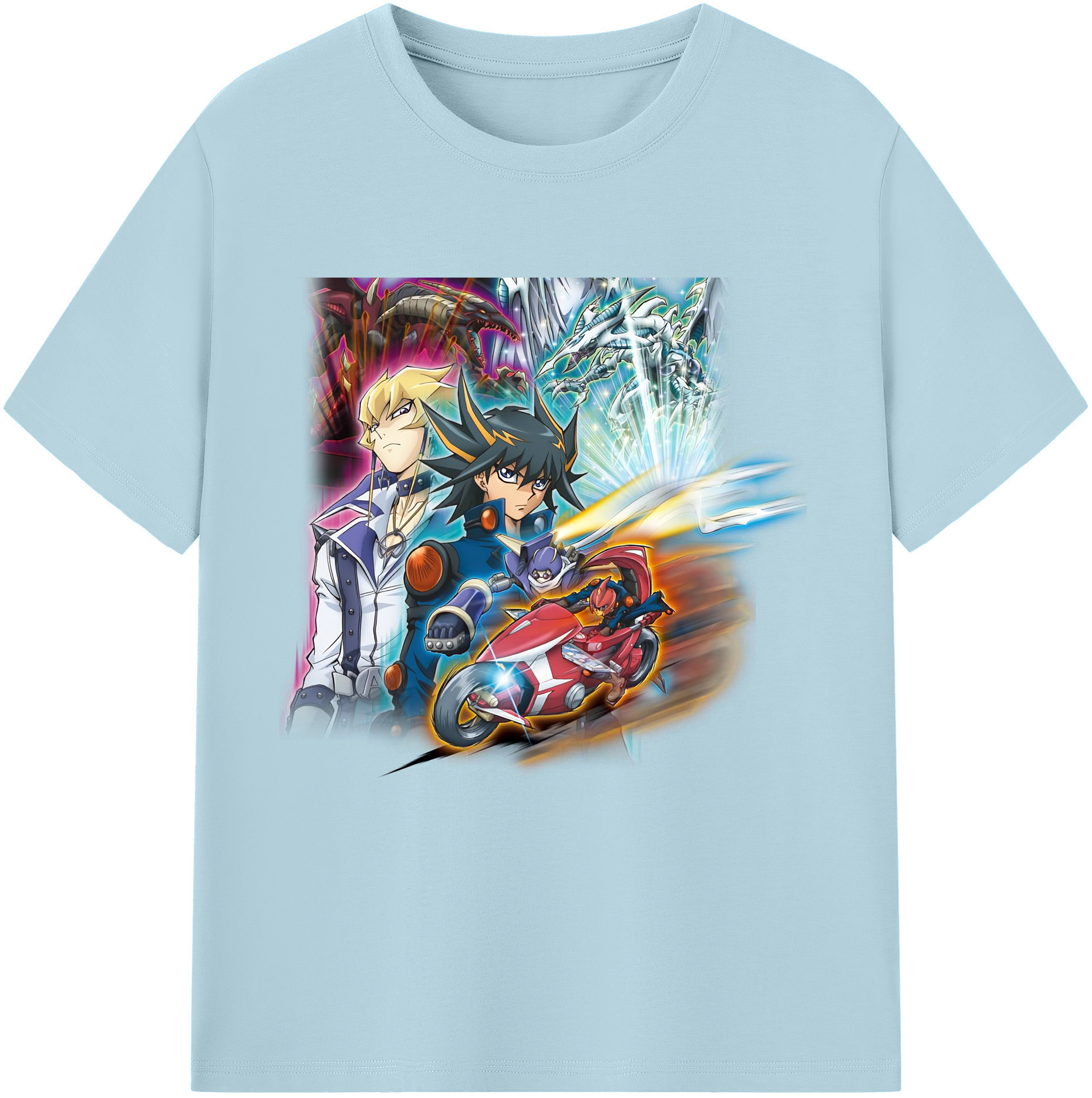 （画像用） 遊☆戯☆王 Yu-Gi-Oh! 綿100％半袖Tシャツ（フロントプリント）